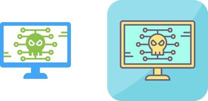 Malware Icon Design vector
