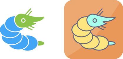 Shrimp Icon Design vector