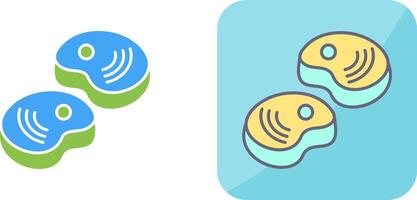 Steak Icon Design vector