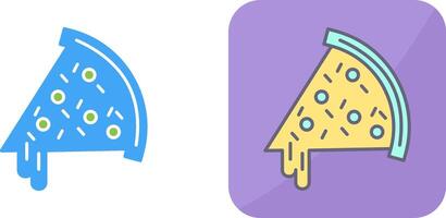 Pizza Slice Icon Design vector