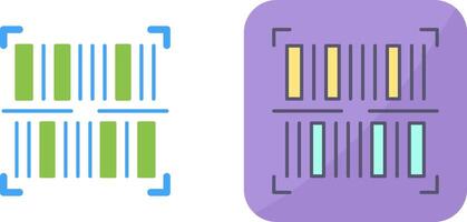 BarCode Icon Design vector