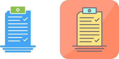 Check List Icon Design vector