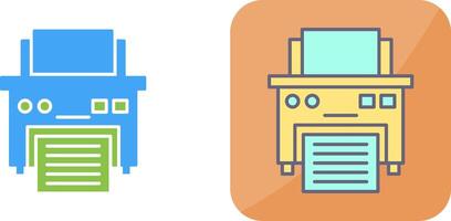 Printer Icon Design vector