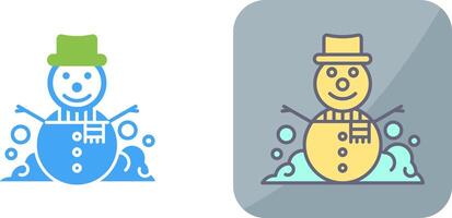 Snowman Icon Design vector