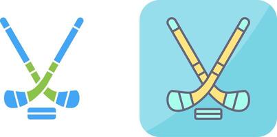 diseño de icono de hockey sobre hielo vector