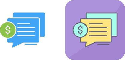 Dialog Icon Design vector