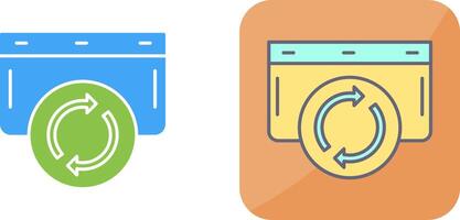Refresh Icon Design vector