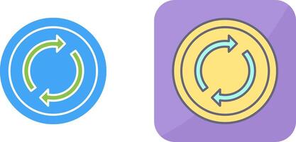 Loop Icon Design vector