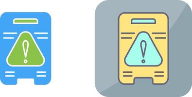 Caution Sign Icon Design vector