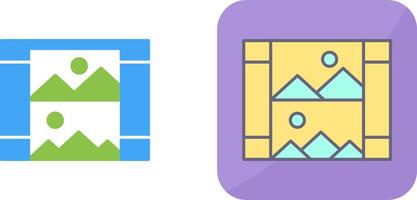 Gallery Icon Design vector