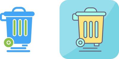 Dustbin Icon Design vector