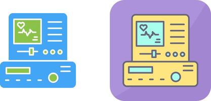 Electrocardiogram Icon Design vector