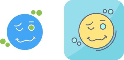 Drunk Icon Design vector