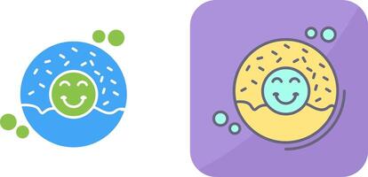 diseño de icono de donut vector