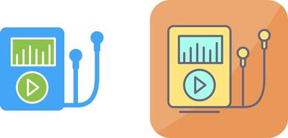 Music Player Icon Design vector