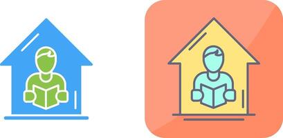 Home Learning Icon Design vector