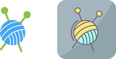 Knitting Icon Design vector