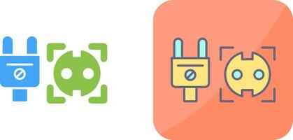 Socket Icon Design vector