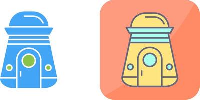 Space Capsule Icon Design vector