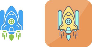 Space Shuttle Icon Design vector