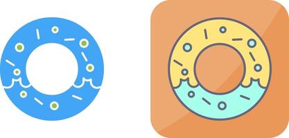 diseño de icono de donut vector