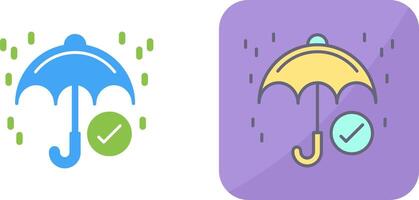 Keep Dry Icon Design vector