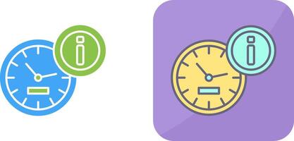 Clock Icon Design vector