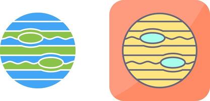 Neptune Icon Design vector