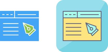 Web Page Icon Design vector