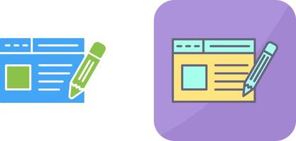 Web Page Icon Design vector
