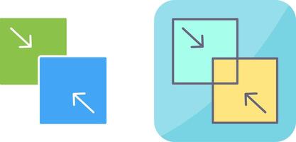 Combine Icon Design vector