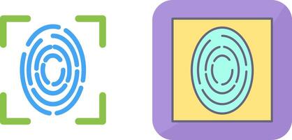 Fingerprint Icon Design vector