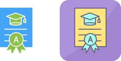 Report Card Icon Design vector