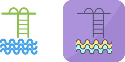 Swiming pool Icon Design vector