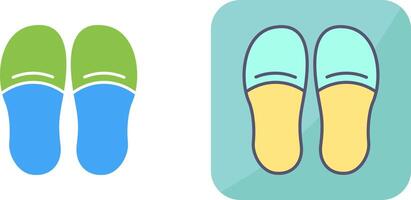 Slippers Icon Design vector