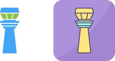 Control Tower Icon Design vector