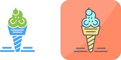 Ice Cream Icon Design vector