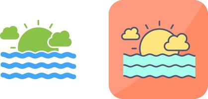 Sea Icon Design vector