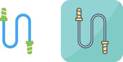 Jumping Rope Icon Design vector