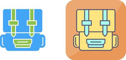 Backpack Icon Design vector