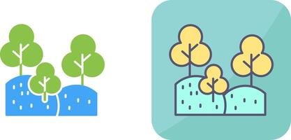 Forest Icon Design vector
