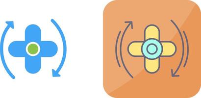 Rotate Icon Design vector