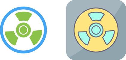 Nuclear Icon Design vector