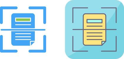 Scan Icon Design vector