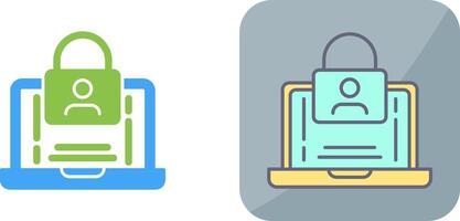 Authentication Icon Design vector