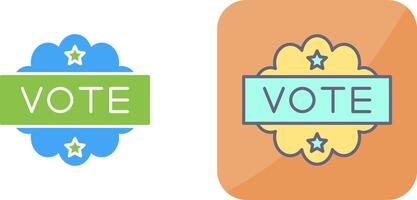 Vote Icon Design vector