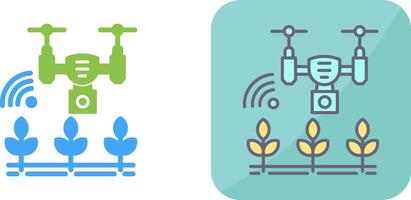 Smart Farm Icon Design vector