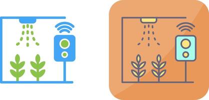 Smart Farm Icon Design vector