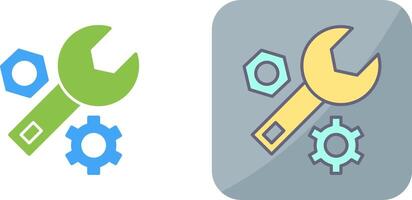 Wrench Icon Design vector