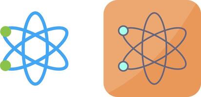 Atom Icon Design vector